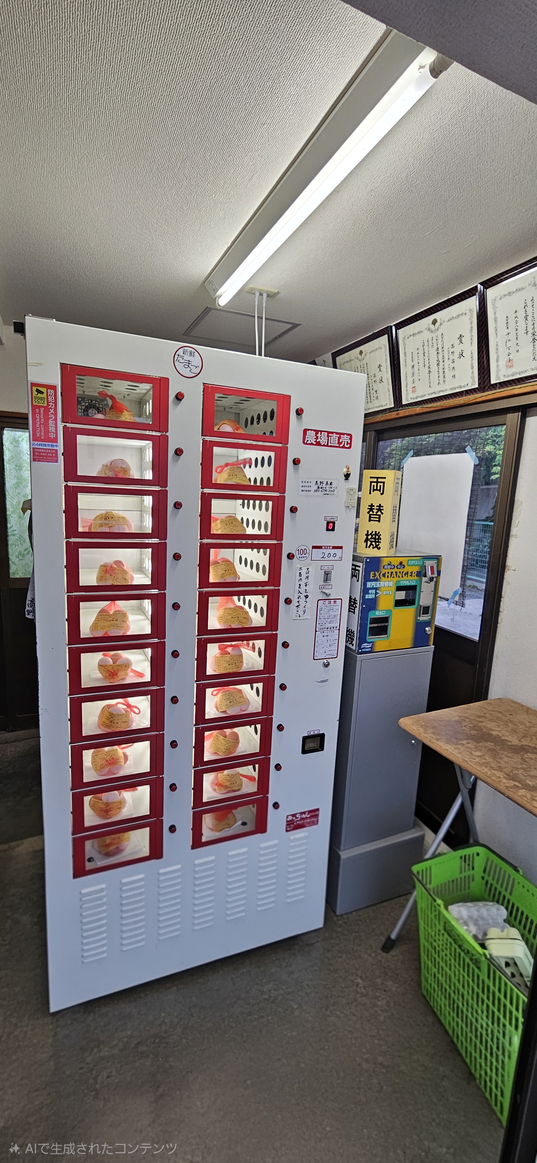 無人販売所・採れたて新鮮卵